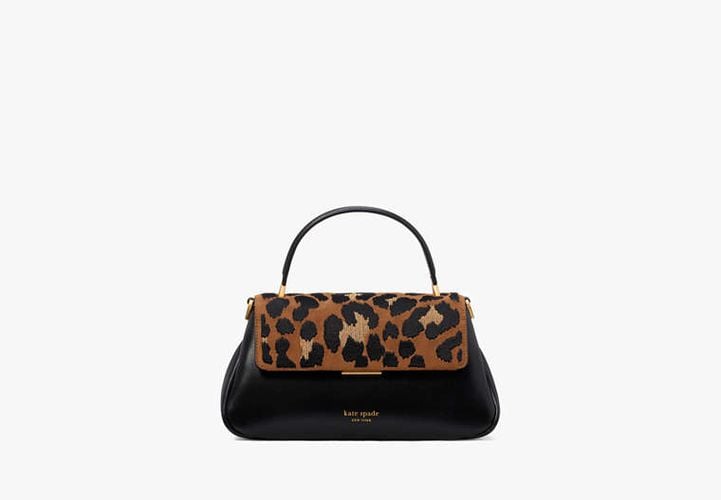 Grace Leopard Suede Small Top Handle Bag - Kate Spade New York - Modalova