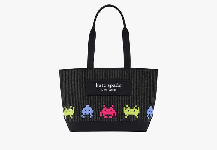 Space Invaders X Knit Jacquard Tote - Kate Spade New York - Modalova