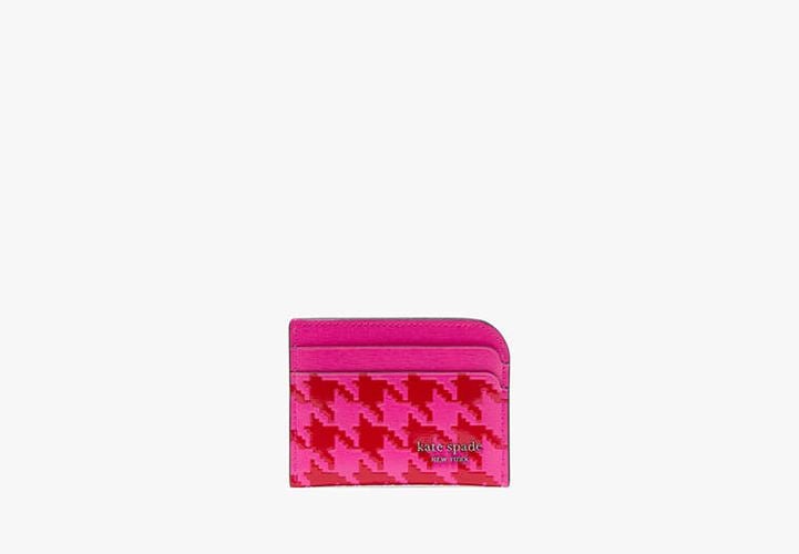 Devin Houndstooth Card Holder - Kate Spade New York - Modalova