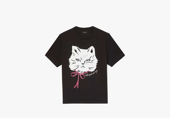 Embellished Cat Tee - Kate Spade New York - Modalova