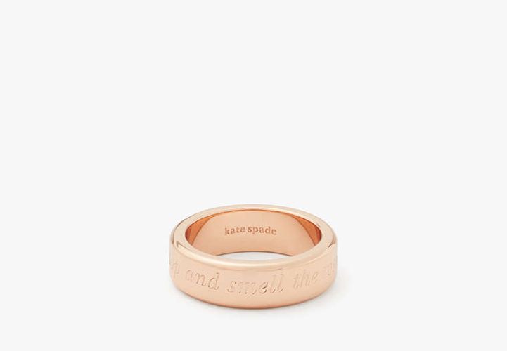 Stop And Smell The Roses Idiom Ring - Kate Spade New York - Modalova