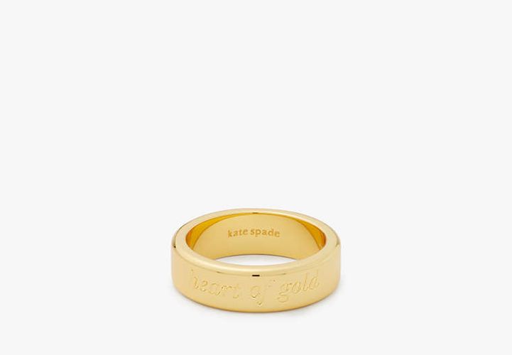 Heart Of Gold Idiom Ring - Kate Spade New York - Modalova