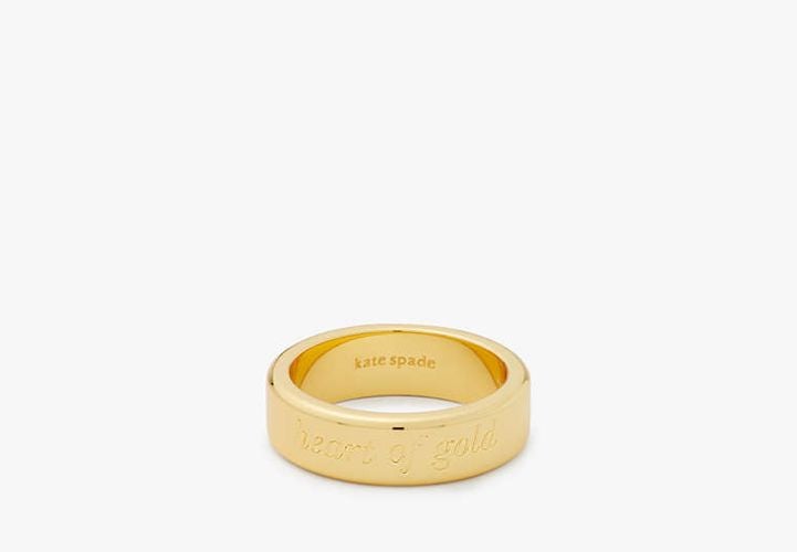 Heart Of Gold Idiom Ring - Kate Spade New York - Modalova