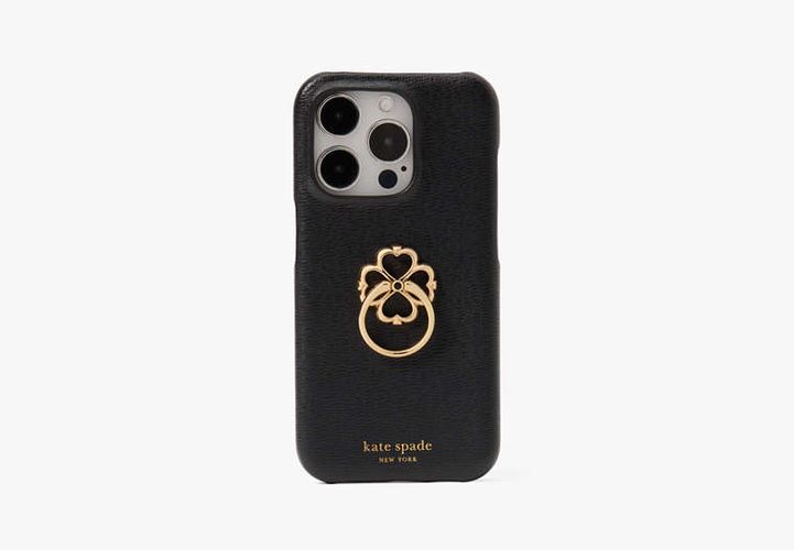 Morgan Spade Ring Stand iPhone 15 Pro Case - Kate Spade New York - Modalova