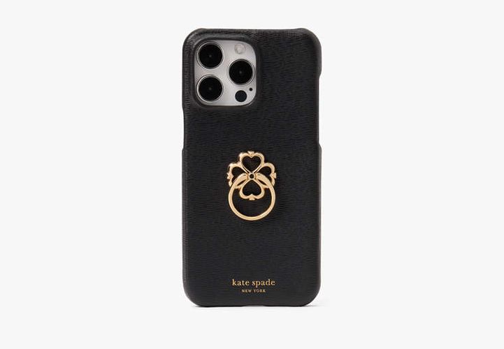 Morgan Spade Ring Stand iPhone 15 Pro Max Case - Kate Spade New York - Modalova