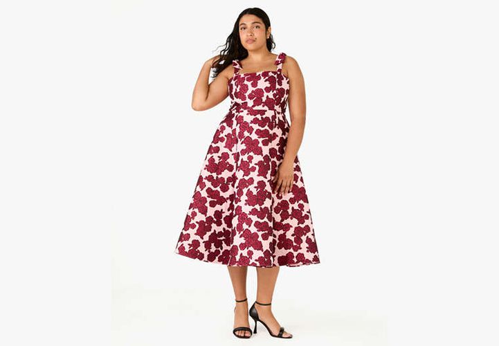 Rosy Florets Brocade Dress - Kate Spade New York - Modalova