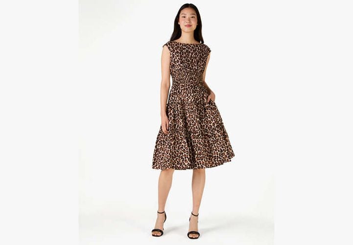 Spotted Leopard Blaire Midi Dress - Kate Spade New York - Modalova