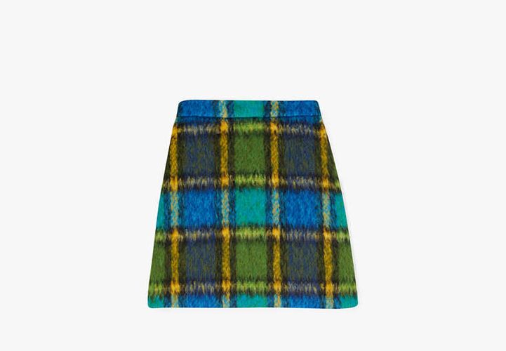 Grand Plaid A-line Skirt - Kate Spade New York - Modalova