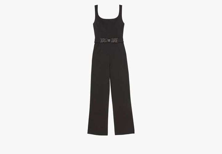 Embellished Bow Ponte Jumpsuit - Kate Spade New York - Modalova