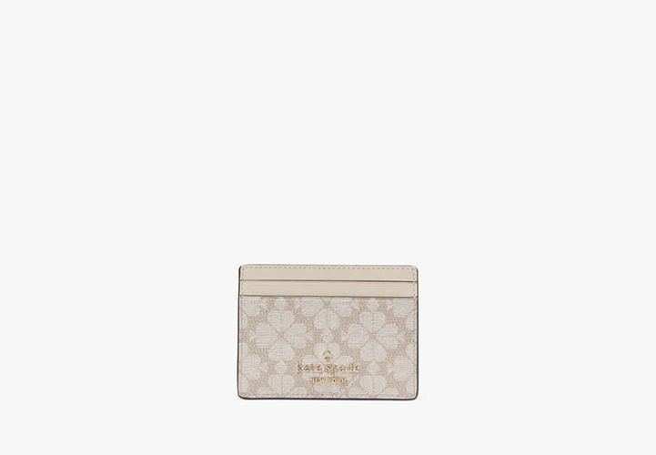 Signature Spade Flower Small Slim Card Holder - Kate Spade New York - Modalova