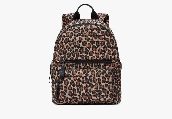 Camden Quilted Large Leopard Backpack - Kate Spade New York - Modalova