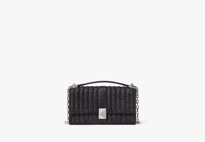 Deco Quilted Glitter Suede Mini Flap Chain Crossbody - Kate Spade New York - Modalova