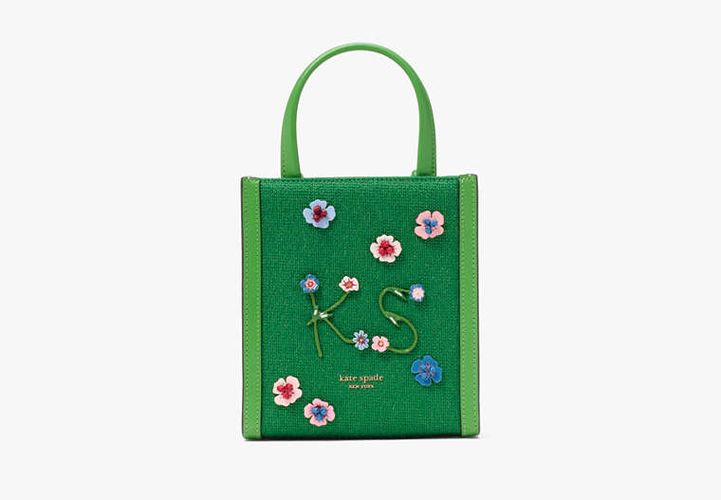 Manhattan Floral Appliqué Chenille Mini Tote - Kate Spade New York - Modalova