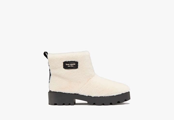 Puffed Faux Fur Pull-on Booties - Kate Spade New York - Modalova