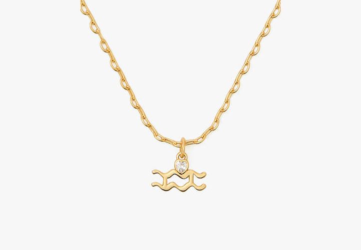 What's Your Sign Aquarius Mini Pendant - Kate Spade New York - Modalova