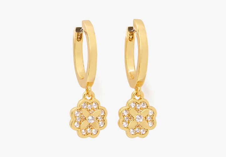 Heritage Bloom Huggie Drop Earrings - Kate Spade New York - Modalova