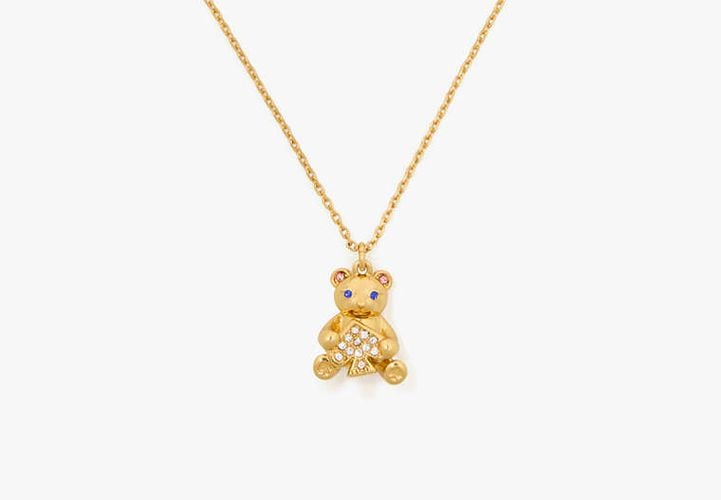 Oh What Fun Spade Teddy Bear Pendant - Kate Spade New York - Modalova