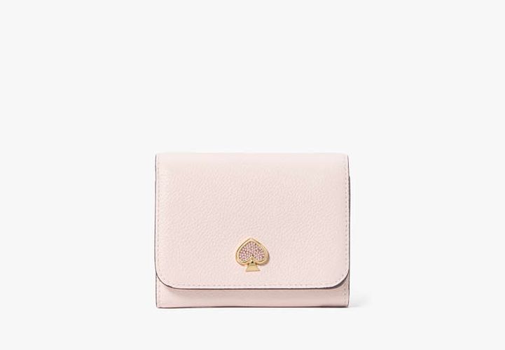 Kayla Embellished Spade Small L-Zip Wallet - Kate Spade New York - Modalova