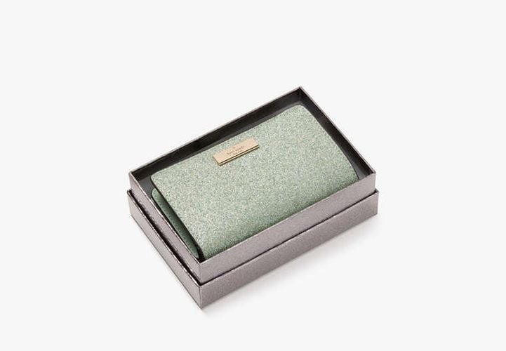 Kenzie Boxed Glitter Medium Compact Wallet - Kate Spade New York - Modalova