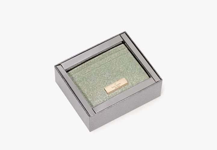 Kenzie Boxed Glitter Small Cardholder - Kate Spade New York - Modalova