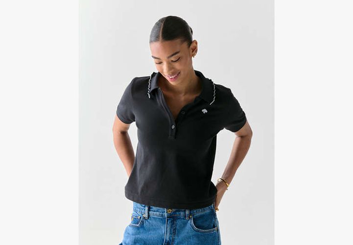 Ruffle Logo Polo Shirt - Kate Spade New York - Modalova