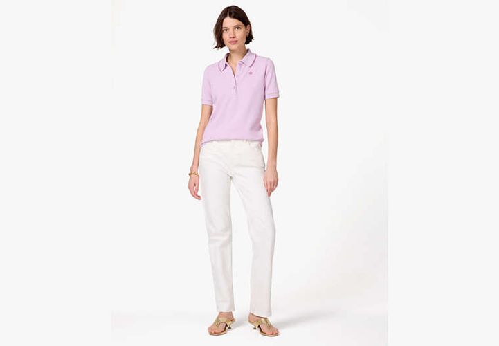 Ruffle Logo Polo Shirt - Kate Spade New York - Modalova