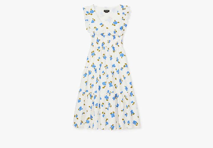 Painterly Bouquet Tiered Midi Dress - Kate Spade New York - Modalova