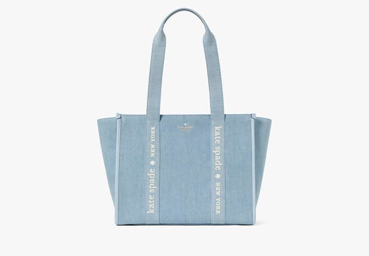 Kip Denim Large Tote - Kate Spade New York - Modalova