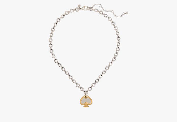 Statement Spade Charm Necklace - Kate Spade New York - Modalova