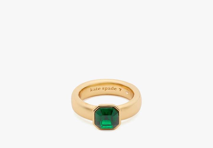 Keep Sparkling Asscher Ring - Kate Spade New York - Modalova