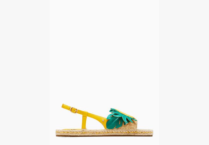 Tropical Pineapple Flat Sandals - Kate Spade New York - Modalova