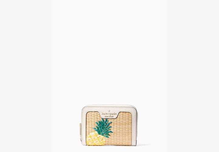 Pineapple Small Zip Card Case - Kate Spade New York - Modalova