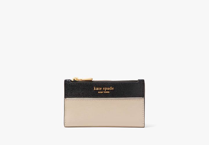 Morgan Colorblocked Small Slim Bifold Wallet - Kate Spade New York - Modalova