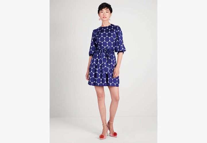 Joy Dot Silk-blend Twill Dress - Kate Spade New York - Modalova