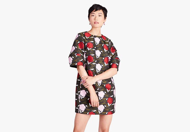 Rose Garden Brocade Dress - Kate Spade New York - Modalova