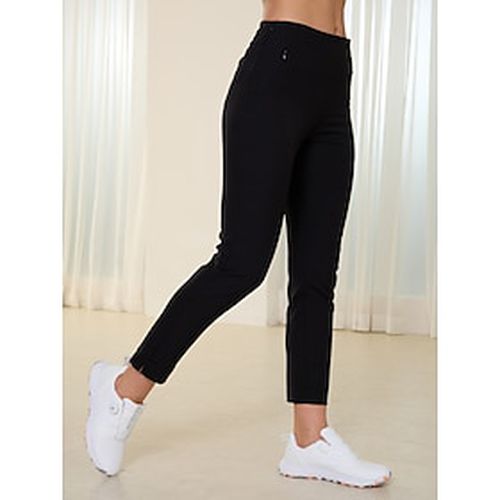 Women's Golf Pants 28inch Slim-Fit Stretch Ankle Pants Navy Black Pants / Trousers Ladies Golf Attire Clothes Outfits Wear Apparel - Ador.com - Modalova