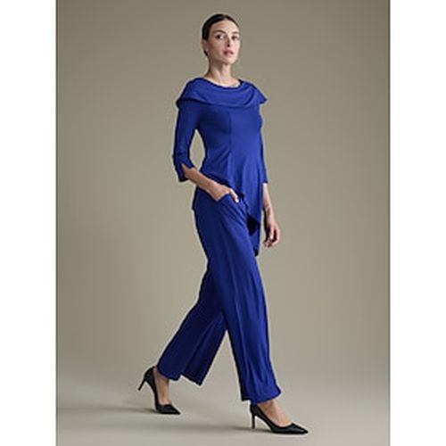 Luxury Split Sleeve Boat Neck Elegant Two Piece Set - Ador.com - Modalova