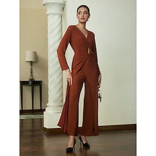 Metal Wire Party Elegant Jumpsuit - Ador.com - Modalova