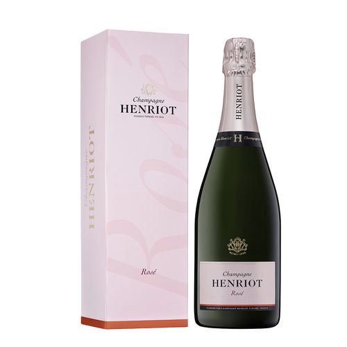 Brut Souverain Rose NV - Champagne - 750ml Sparkling Wine - Henriot - Modalova