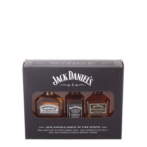 Family Miniatures Whiskey, American Whiskey, Gift Pack 3 x 50ml - Jack Daniel's - Modalova
