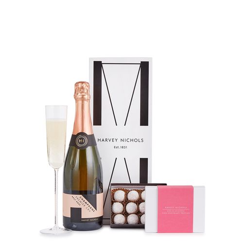 RosÉ Champagne & Truffles, Hamper, Chocolates - Harvey Nichols - Modalova