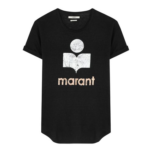 Isabel Marant étoile Koldi Logo-print Linen T-shirt - - S - Isabel MarantÉtoile - Modalova