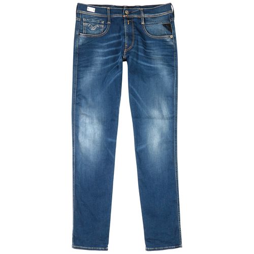 Anbass Hyperflex Re-Used Blue Slim-leg Jeans - - W28/L32 - Replay - Modalova