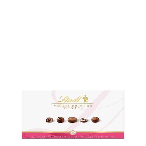 Master Chocolatier Collection Chocolate Box 320g, Gift Box, 31 Gourmet Milk Dark and White Chocolates in a Dizzying Array of Flavours - Lindt - Modalova