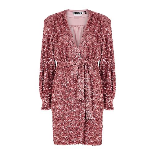 Samantha Sequin Wrap Dress - ROTATE Birger Christensen - Modalova