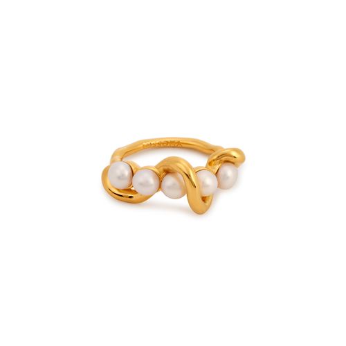 Molten Pearl and 18kt -plated Ring - Petite - Missoma - Modalova