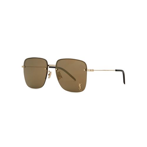 Tone Rimless Square-frame, Sunglasses, Trim - Saint Laurent - Modalova