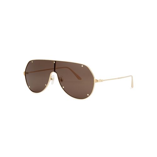 Santos De Mask Sunglasses, Sunglasses, -tone - CARTIER - Modalova