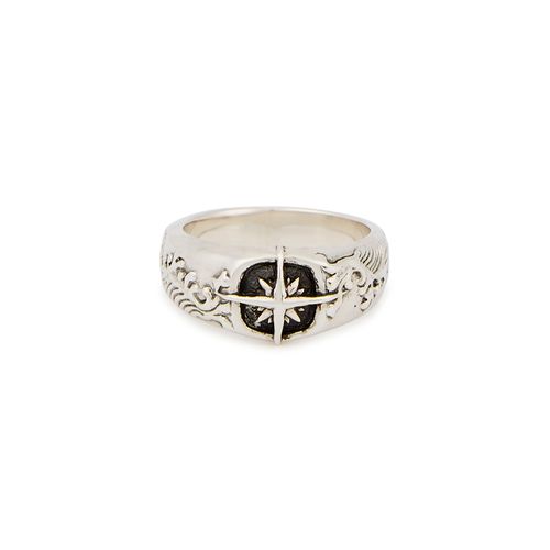 High Tide Engraved Sterling Ring - Clocks and Colours - Modalova