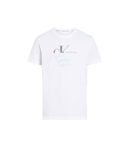 Camiseta Blanca para Hombre S - Calvin Klein - Modalova
